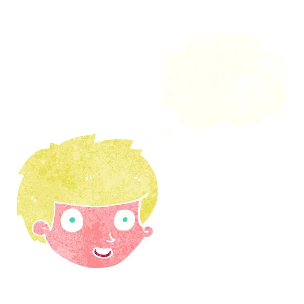 Κινούμενο Σχέδιο Χαρούμενο Αγόρι Διανυσματική Απεικόνιση — Διανυσματικό Αρχείο