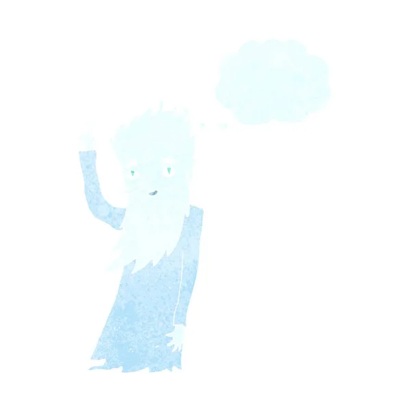 Jack Frost Cartoon Thought Bubble — стоковый вектор