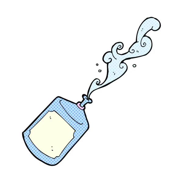 Cartoon Spuitwater Fles — Stockvector