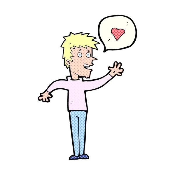 Cartoon Mens Liefde — Stockvector