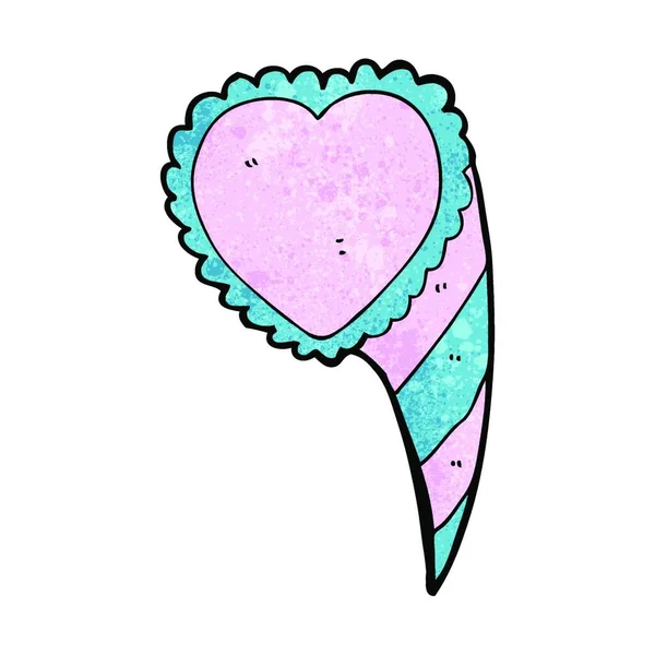 Tecknad Kärlek Hjärta Symbol — Stock vektor