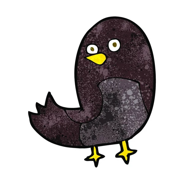 Cartoon Vogel Illustration Auf Weißem Hintergrund — Stockvektor