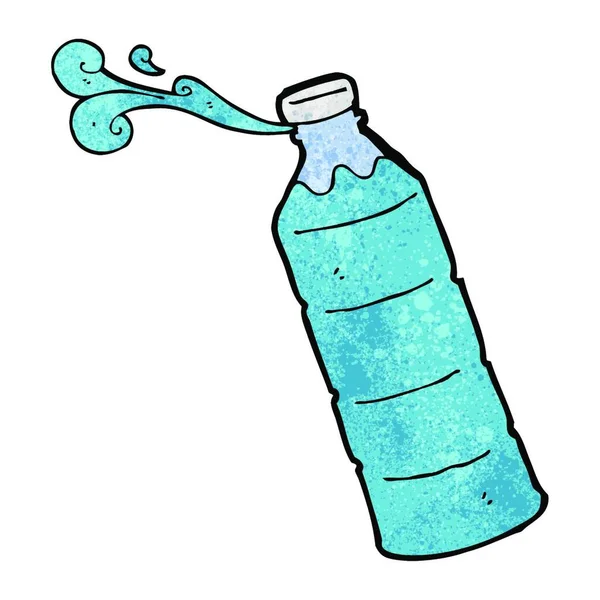 Cartone Animato Bottiglia Succo Arancia — Vettoriale Stock