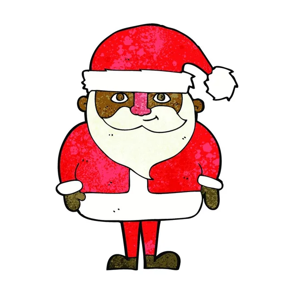 Dibujos Animados Feliz Santa Claus — Vector de stock