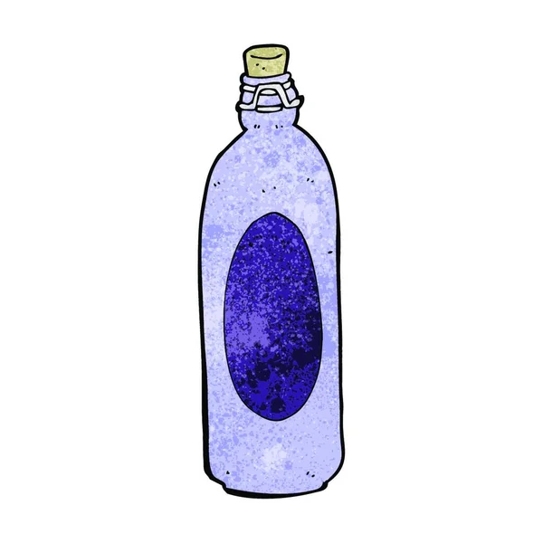 Botella Tradicional Dibujos Animados Sobre Blanco — Vector de stock