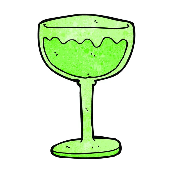 Cartoon Cocktail Wit — Stockvector