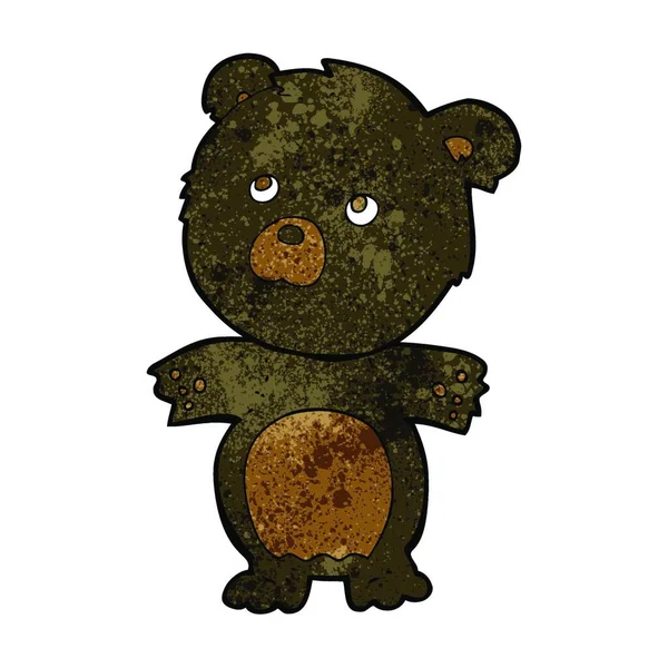 Karikatur Lustiger Teddybär — Stockvektor
