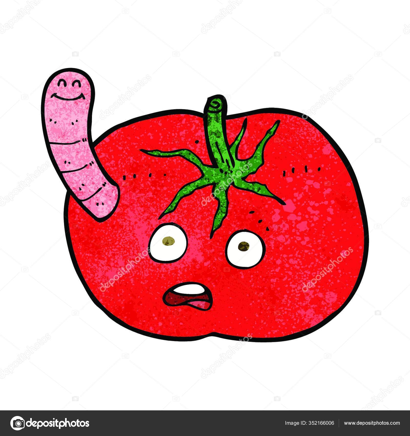 Cartoon Tomato Worm Stock Vector Image by ©PantherMediaSeller 352166006