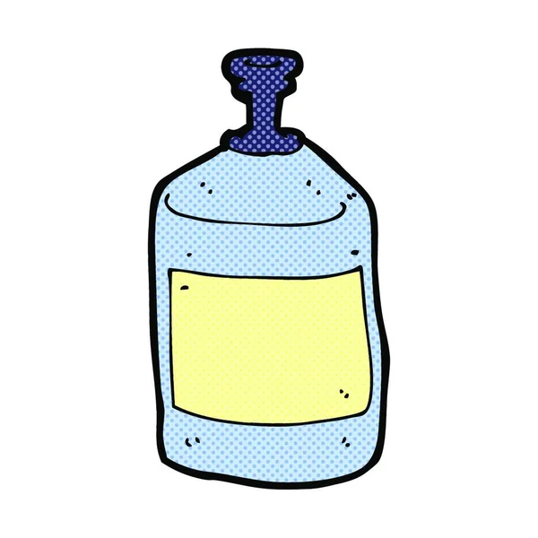 Retro Comic Book Style Cartoon Old Squirt Bottle — Stock Vector