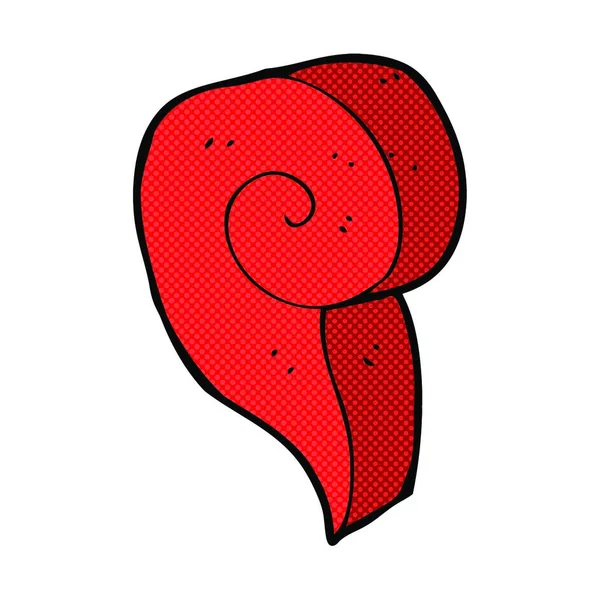レトロ漫画スタイルの漫画装飾渦シンボル — ストックベクタ