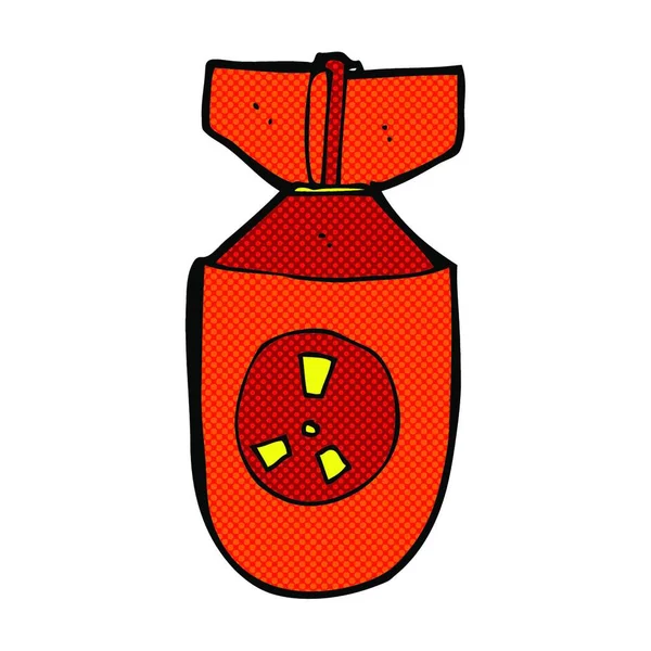 Атомная Бомба Стиле Ретро Комикса — стоковый вектор