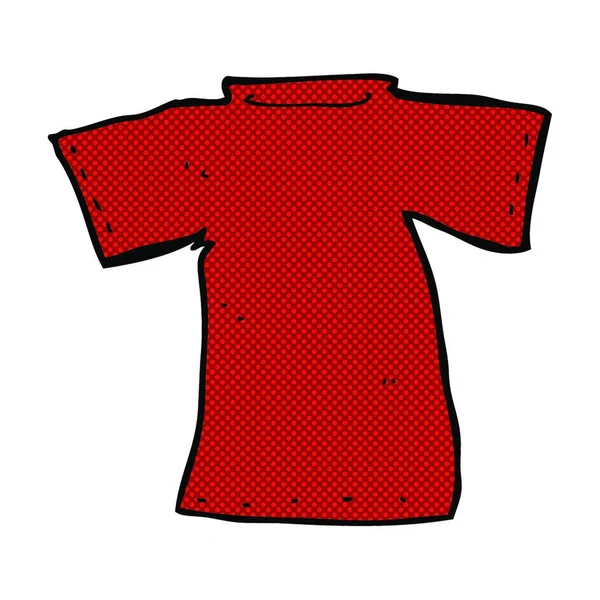 Retro Cómic Estilo Camiseta Dibujos Animados — Vector de stock