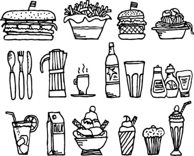 Food and drinks / Restaurant stuff clipart