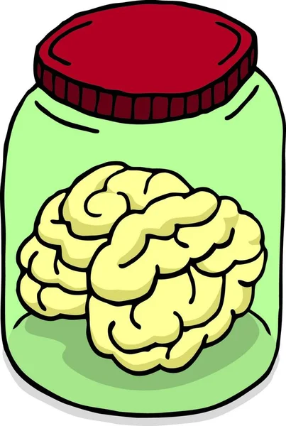 Εγκέφαλος Βάζο — Διανυσματικό Αρχείο