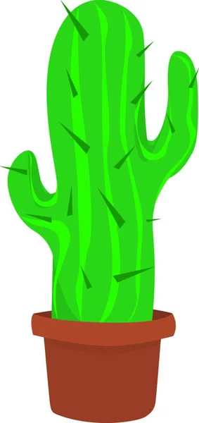 Kaktusy Garnku — Wektor stockowy