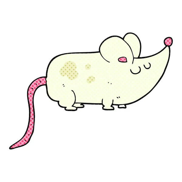 Souris Dessin Animé Dessinée Main Levée Mignon — Image vectorielle