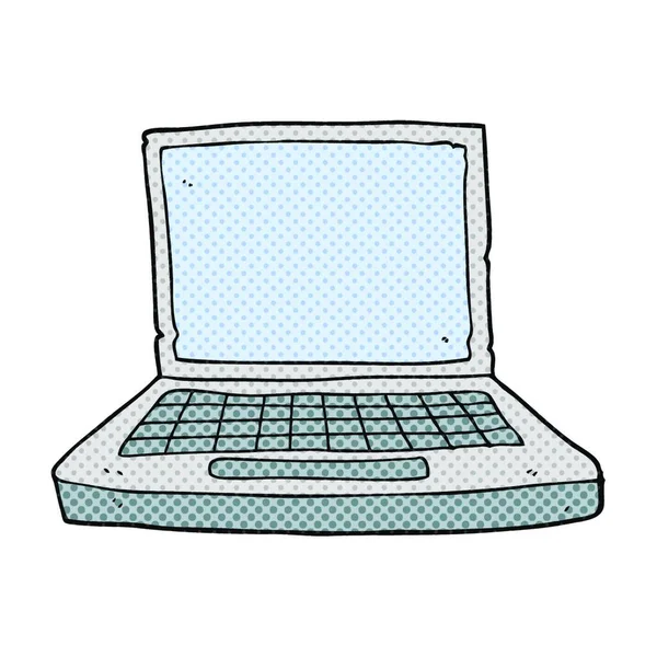 Freehand Çizilmiş Dizüstü Bilgisayar — Stok Vektör