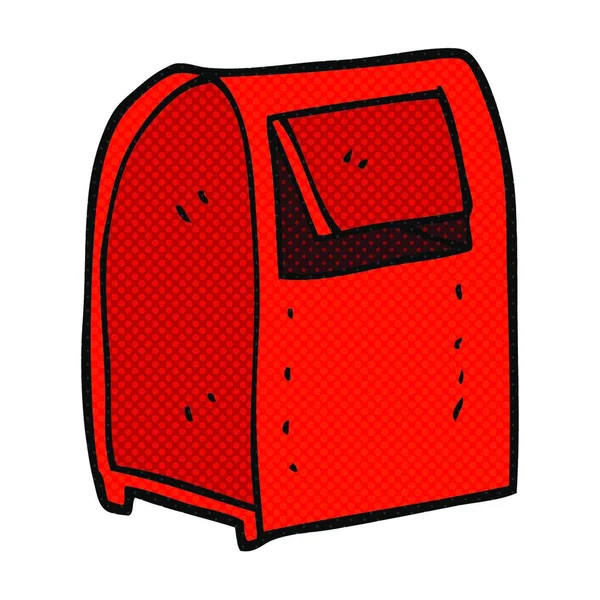 Ελεύθερο Σχέδιο Γραμματοκιβωτίου Κινουμένων Σχεδίων — Διανυσματικό Αρχείο