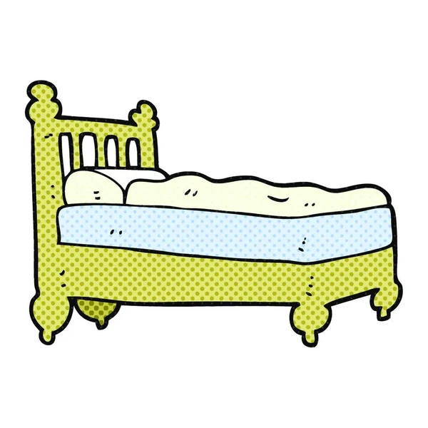 Freehand Drawn Cartoon Bed — Stock Vector