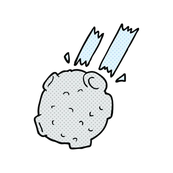 Serbest Çizilmiş Karikatür Meteor — Stok Vektör
