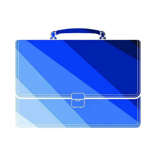 Koffer Ikone Flache Farbgestaltung Vektorillustration — Stockvektor