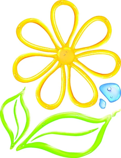 Значок Квітки Гелю Векторні Ілюстрації — стоковий вектор