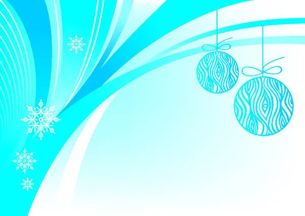 Vector Background Christmas Ball — 스톡 벡터