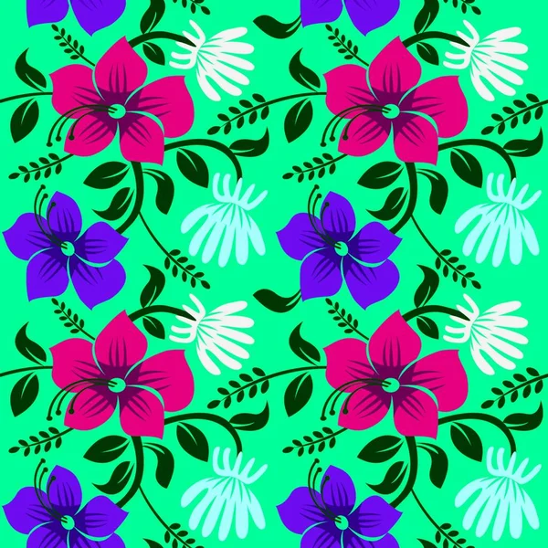 Fondo Floral Ilustración Vectorial — Vector de stock