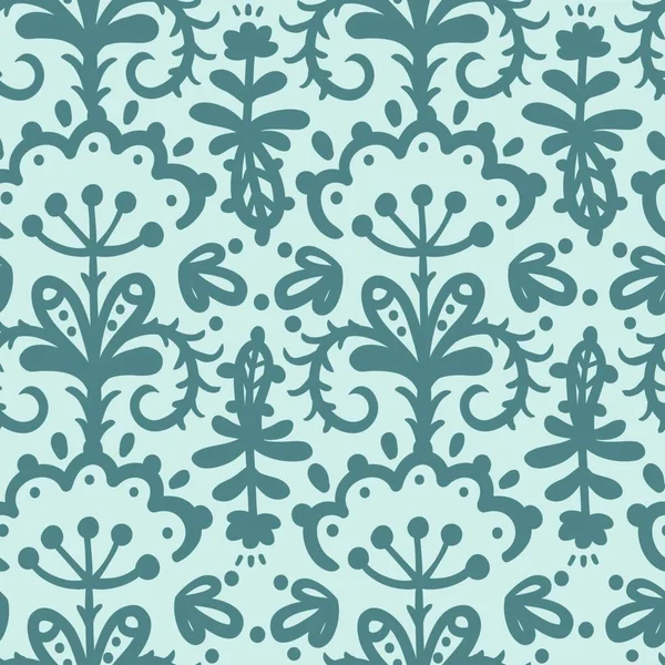 Motif Floral Vectoriel Sans Couture — Image vectorielle