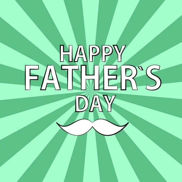 Happy Father Day Poster Card Background Vector Ilustración Eps10 — Vector de stock