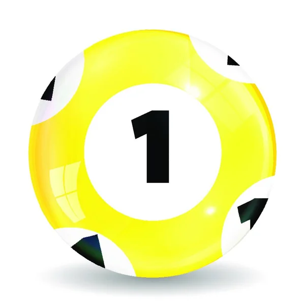 Victory Ball Für Das Lotteriespiel Jack Topf Vorhanden Vektorillustration Eps10 — Stockvektor