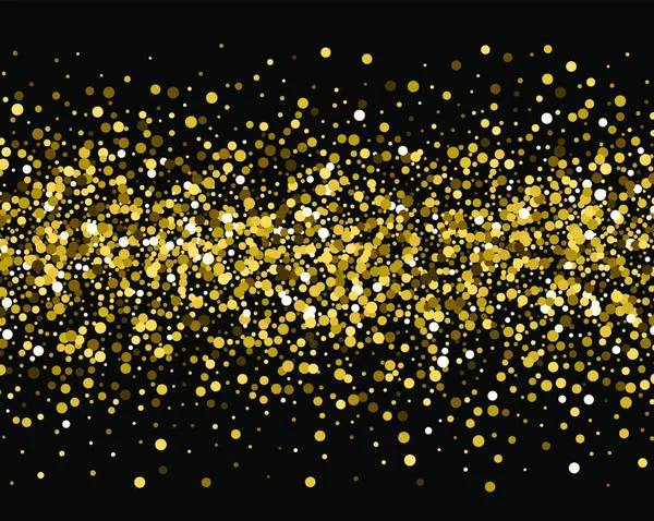 Χρυσό Λάμπει Μαύρο Φόντο Χρυσό Φόντο Glitter Χρυσό Λάμπει Μαύρο — Διανυσματικό Αρχείο