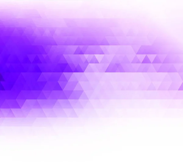 三角形のベクトルカラー抽象幾何学的バナー ビジネスや技術のパンフレット ポスター リーフレットのデザインのために 紫色の三角形モザイクパターン 三角形のベクトルカラー抽象幾何学的バナー — ストックベクタ