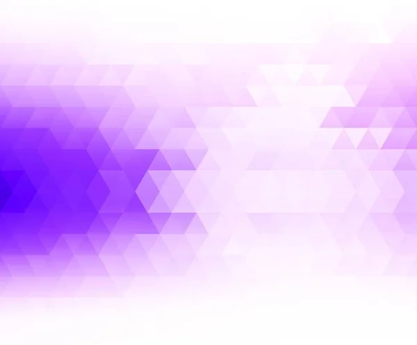 三角形のベクトルカラー抽象幾何学的バナー ビジネスや技術のパンフレット ポスター リーフレットのデザインのために 紫色の三角形モザイクパターン 三角形のベクトルカラー抽象幾何学的バナー — ストックベクタ