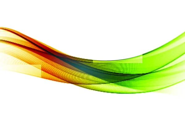 Fondo Vectorial Abstracto Líneas Onduladas Flujo Color Para Folleto Sitio — Vector de stock