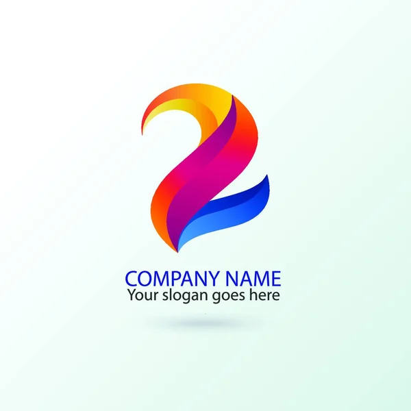 Company Brand Template Logo Identity — Stock Vector