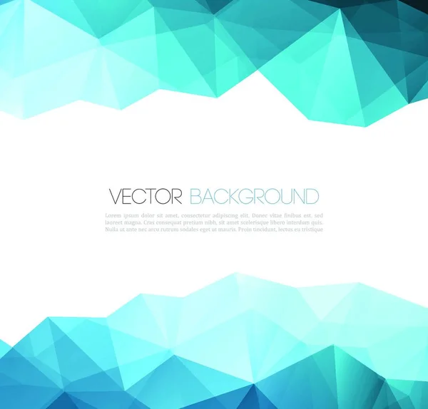 Vektor Abstraktní Barevné Nízké Poly Geometrické Pozadí Návrh Šablony Brožury — Stockový vektor