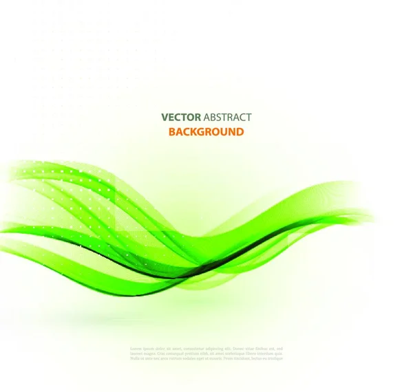 ベクトルアブストラクト緑の曲線の背景 パンフレットのデザイン 概要曲線の背景 テンプレートパンフレットのデザイン — ストックベクタ