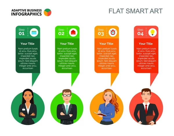 Diagrama Passos Gráfico Modelo Layout Conceito Criativo Para Infográficos Apresentação — Vetor de Stock