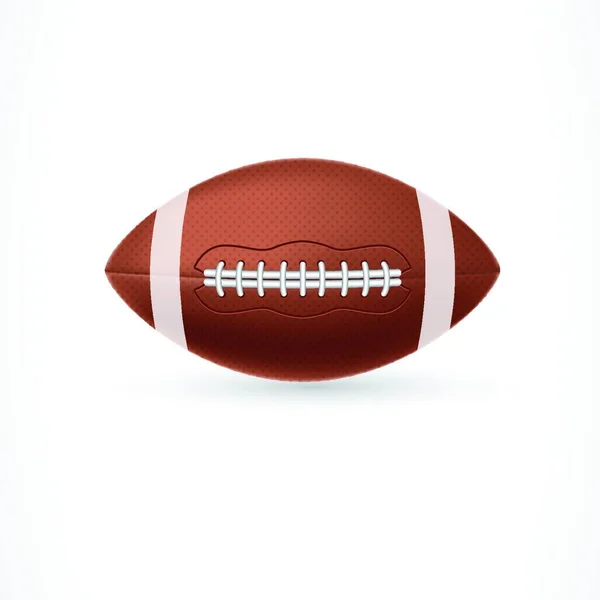 Ragbi Topu Tasviri Amerikan Futbolu Oyun Aktivite Spor Konsepti Spor — Stok Vektör