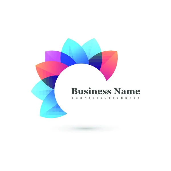 Company Brand Template Logo Identity — Stock Vector