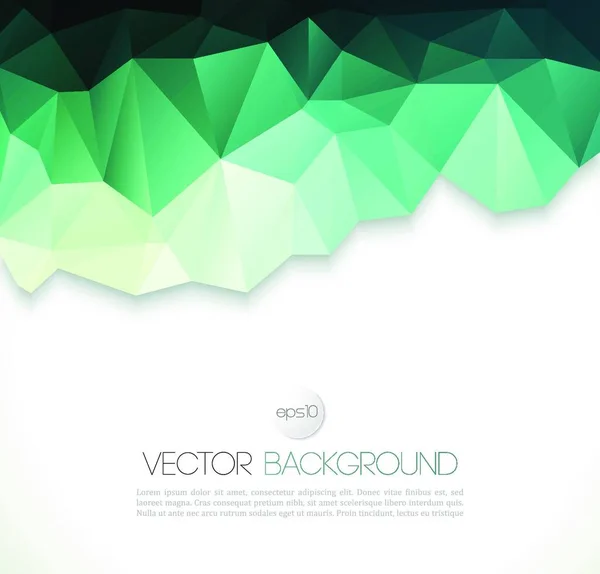 Vektorfarbe Abstrakt Geometrisches Banner Mit Dreieck — Stockvektor