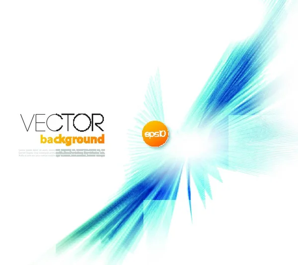 Vetor Abstrato Modelo Fundo Brochura Design Linha Azul — Vetor de Stock