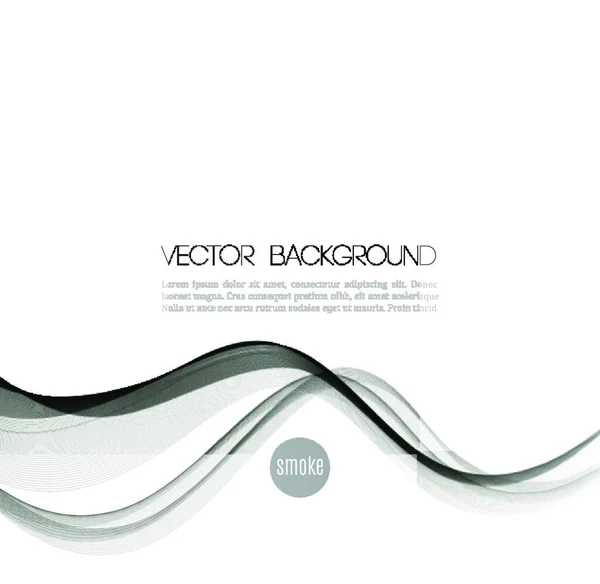 Vector Abstrato Linhas Curvas Fundo Modelo Design Brochura Abstrato Linhas — Vetor de Stock