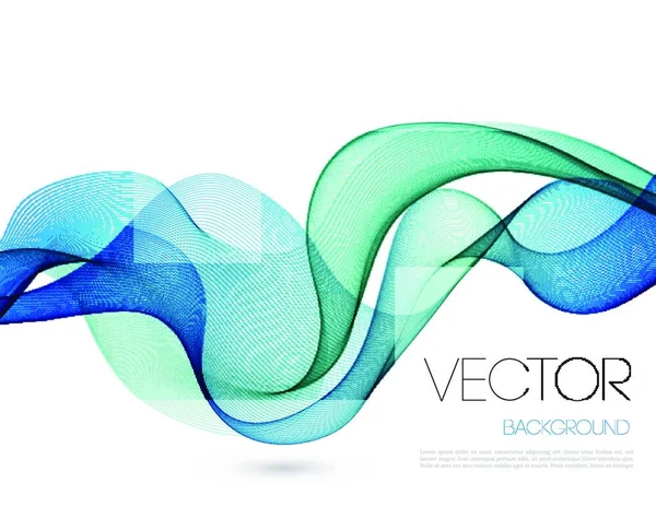 Vector Abstract Wave Template Background Brochure Design Abstract Wave Template — Stock Vector