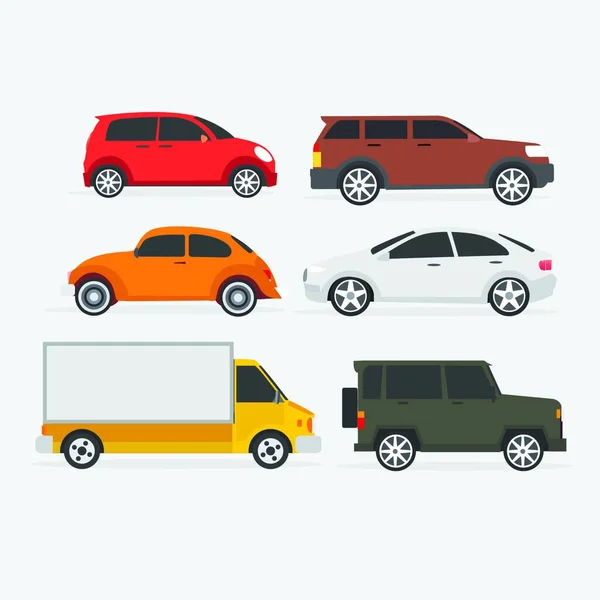 Dopravní Set Transport Set Vector Art — Stockový vektor