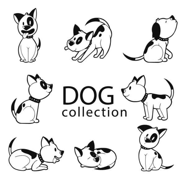 Vector Perro Lindo Arte Vectorial Perro Lindo — Archivo Imágenes Vectoriales