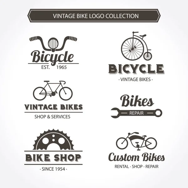 Insignia Del Logotipo Bicicleta Vectorial Bicicleta Vectorial Logo Badge Art — Archivo Imágenes Vectoriales