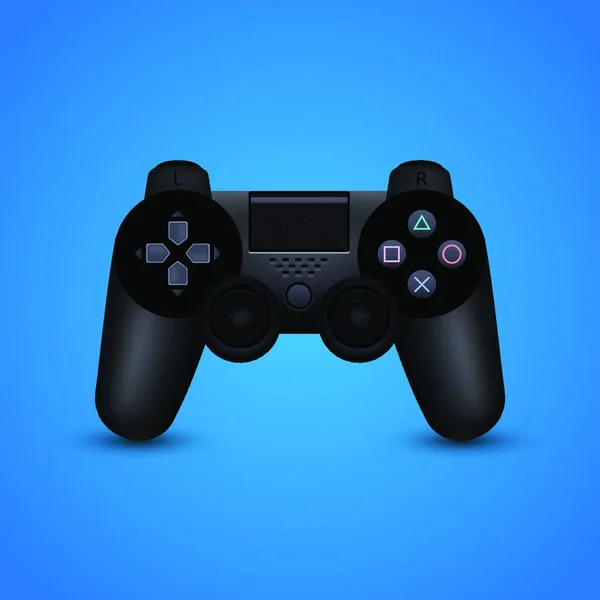 Contrôleur Manette Jeu Thème Jeu Vidéo Jeu Vidéo Thème Manette — Image vectorielle