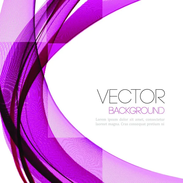 Vector Abstract Color Lines Background Desenho Folheto Informativo — Vetor de Stock